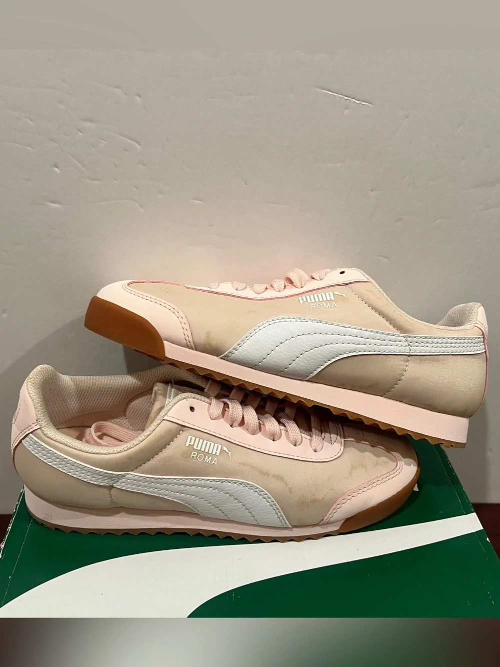 Puma Roma, Basic Summer, 359851 15, Pink & White